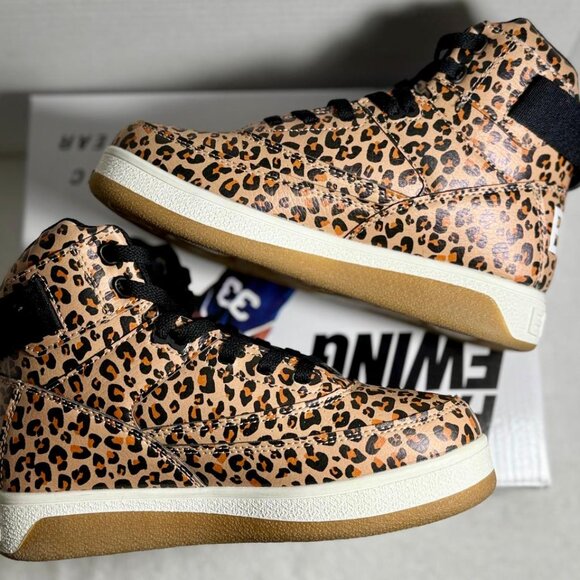 PATRICK EWING ATHLETICS WOMEN'S 33 HI REBOUND Leopard 5RBE001-999 SZ: 6 **NEW** - Picture 6 of 9